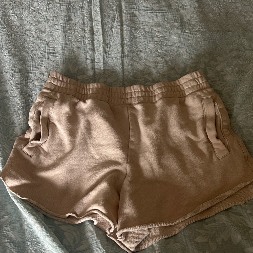 Aerie Women's Cream Athletic Shorts